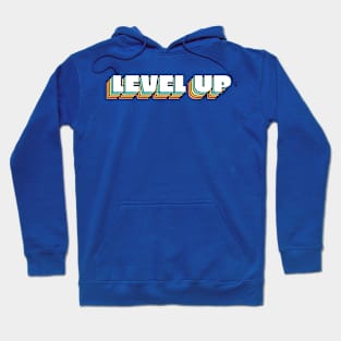 Level Up Retro Vintage Bubble Layers Hoodie